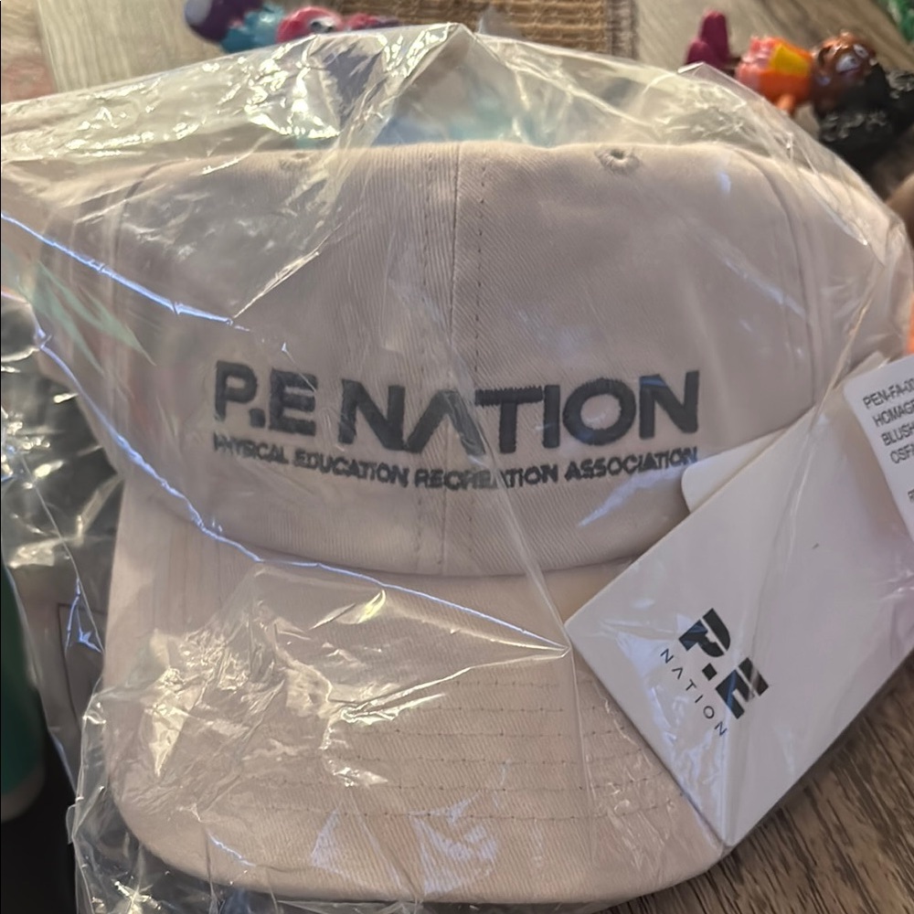 P.E Nation Cream Baseball Cap Classic Style